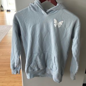 Abercrombie light blue hoodie
